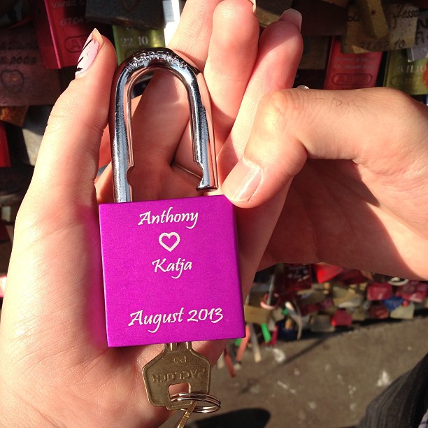 Put A Lock On The Fence With Anthony k ln cologne germany love 